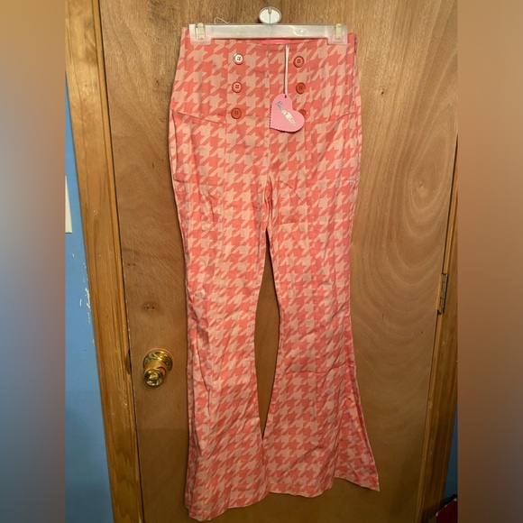 Dolls Kill Sugar Thrillz Houndstooth pants - new with tags - Picture 7 of 15